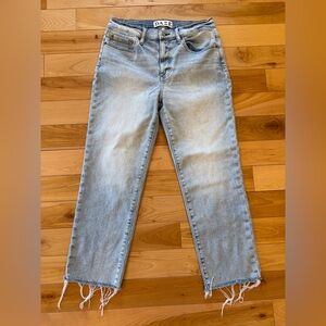 Daze Pleaser High Rise Wide Ankle in Clear